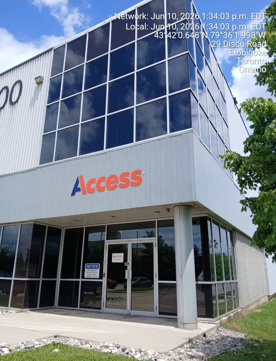 Commercial building glass and windows cleaned spotless