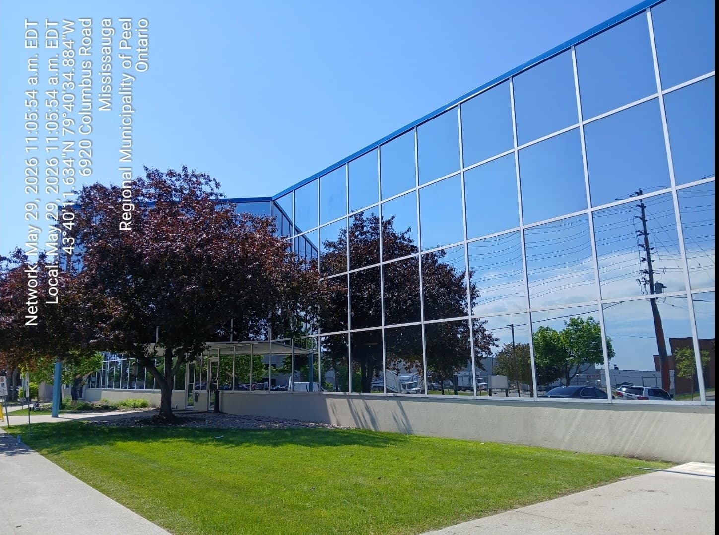 Two-storey glass office exterior cleaned top to bottom
